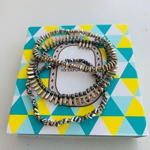 Stella and Dot Montague stretch bracelets
